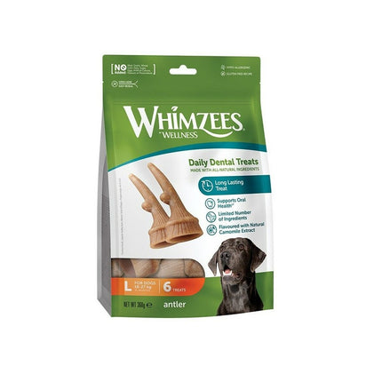 Whimzees Foder Whimzees Wege Antler L Grönsaker 360 G