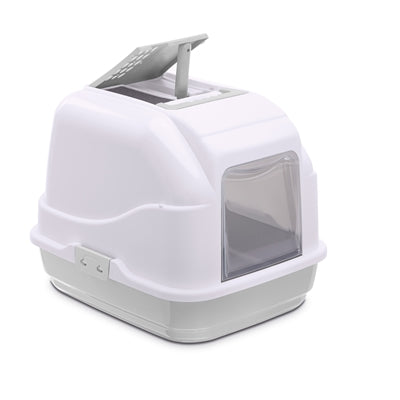 Imac Katzentoilette Easy Cat Weiss / Hellgrau