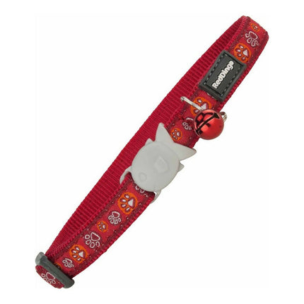 Red Dingo Katt Krage Red Dingo Style Röd 20-32 Cm Djurens Fotspår