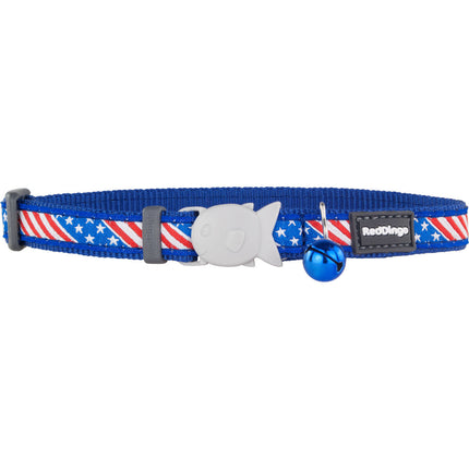 Red Dingo Katt Krage Red Dingo Us Flag 20-32 Cm Blå