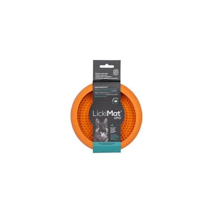 Lickimat Hundmatare Lickimat Orange Gummi Modern