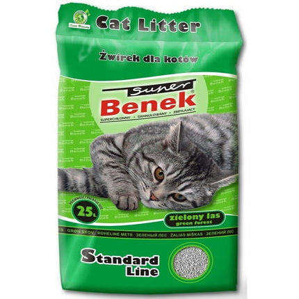 Super Benek Kattsand Super Benek Standard Skog 25 L