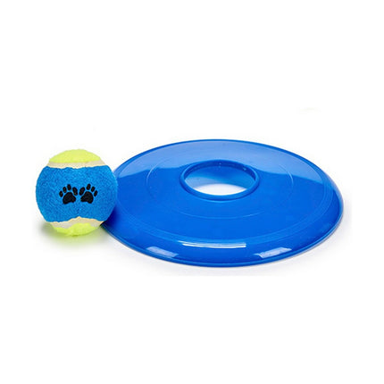 Mascow Set Med Hundleksaker Boll Frisbee Gummi Polypropen (12 Antal)