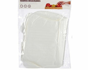 Bigbuy Home Engångshandskar Set Transparent Plast (12 Antal)