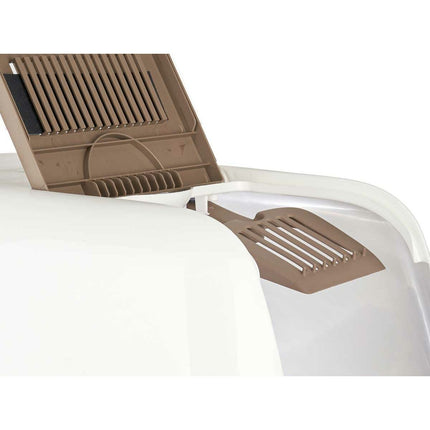 Mascow Kattlåda Vit Beige Plast 39,7 X 57 X 39 Cm (6 Antal)