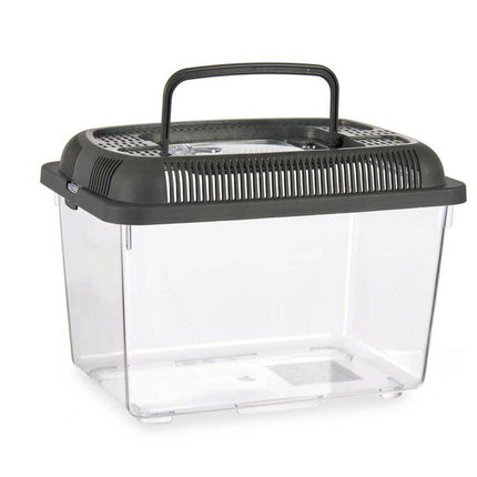 Mascow Fisktank Med Handtag Stor Grå Plast 7 L 20 X 20 X 30 Cm (8 Antal)
