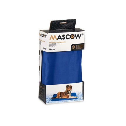 Mascow Hund Matta Uppfriskande Blå Skum Gel 49,5 X 1 X 90 Cm (6 Antal)