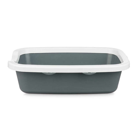 Mascow Kattlåda Vit Antracitgrå Plast 25 X 11 X 2 Cm (11 Antal)