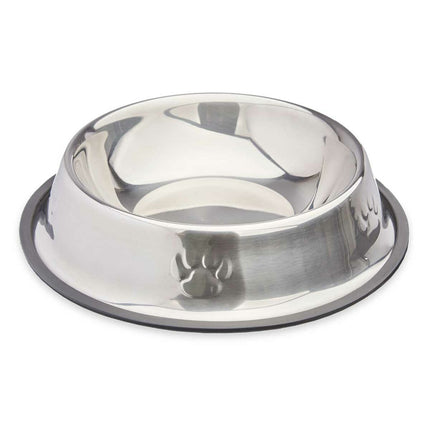 Mascow Hundmatare Mascow 309 Grå Silvrig Gummi Metall 26 X 7 X 26 Cm (12 Antal)