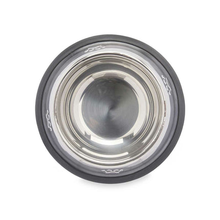 Mascow Hundmatare Mascow 311 Grå Silvrig Gummi Metall 35 X 0,03 X 25 Cm (24 Antal)