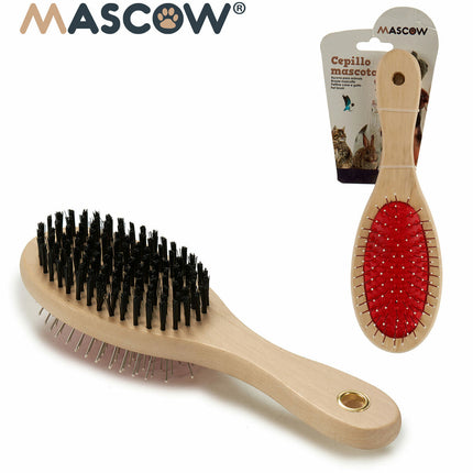 Mascow Hundeborste Mascow Ar1807082 Ar1807082 Brun Svart Röd 7 X 22,5 X 5 Cm (12 Antal)