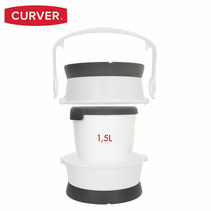 Curver Hopvikbar Matskål För Husdjur Curver Plast 19 X 8 X 18 Cm (6 Antal)