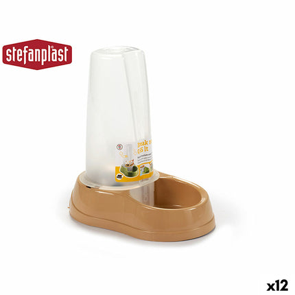 Stefanplast Matskål För Husdjur Stefanplast 04093 Beige Plast 650 Ml 12 X 19,5 X 19 Cm (12 Antal)